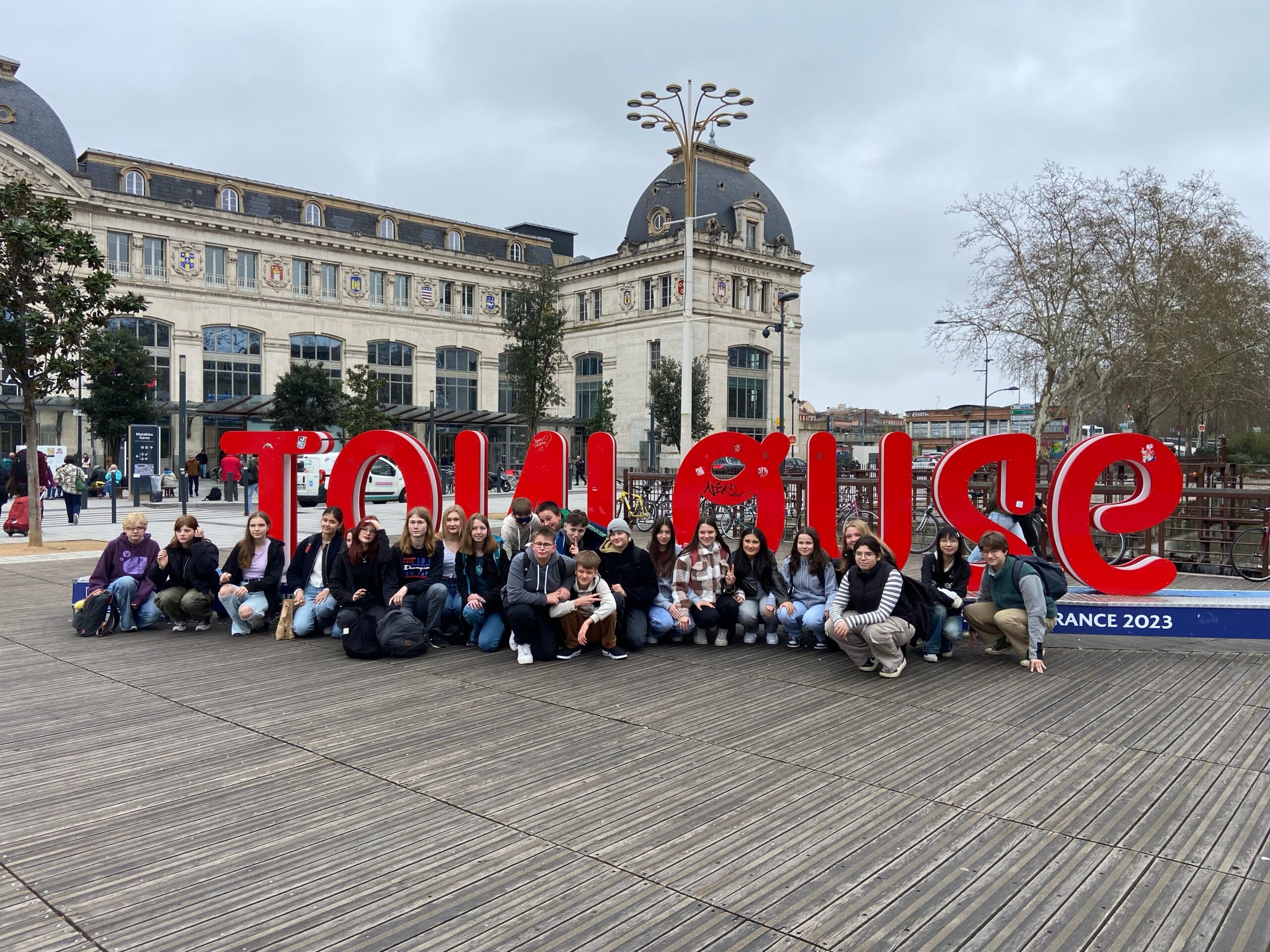 Nos correspondants Allemands en visite à Toulouse