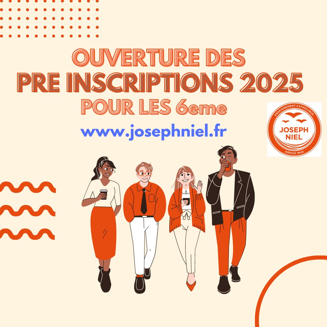 ouverture des pre inscriptions 2025 pour les 6eme