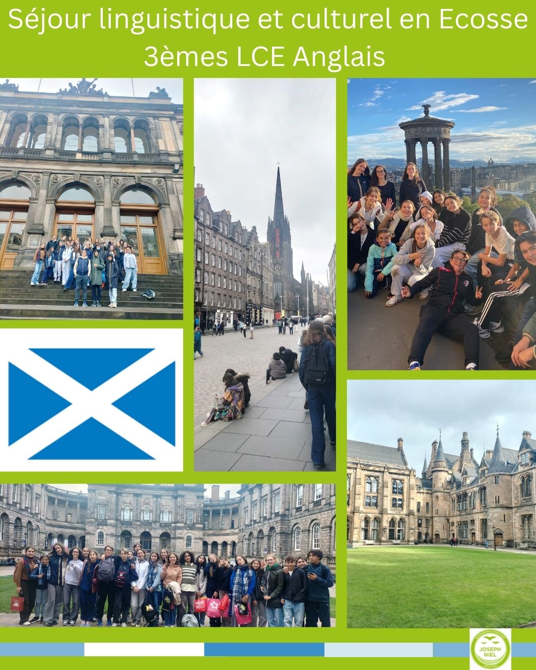 Séjour linguistique en Ecosse des 3emes