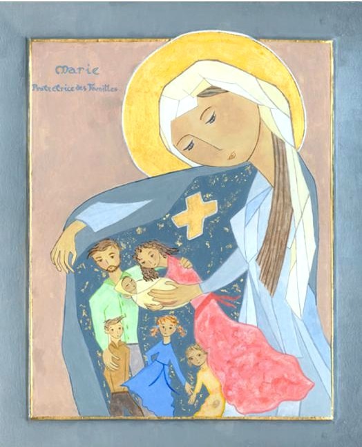 Marie protectrice des familles