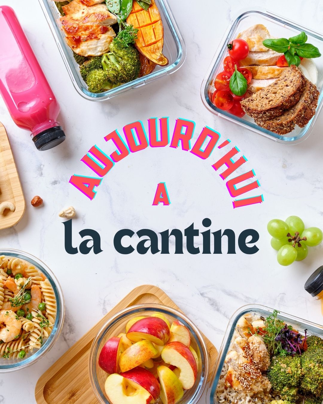 🍽️ Aujourd’hui à la cantine, place à l’Agenda Gourmand ! 🌿😋